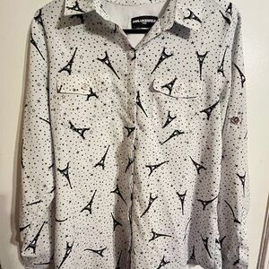 Karl Lagerfeld Eiffel Tower Shirt